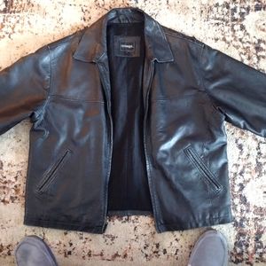 OutBrook men's large leather jacket